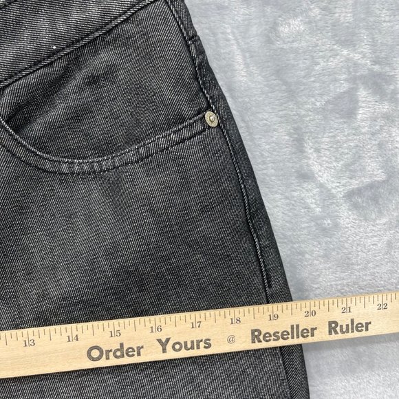 Guess Jeans Womens 30 Black 060 Boot Leg Vintage Made in USA 29.5" Inseam - Picture 10 of 15